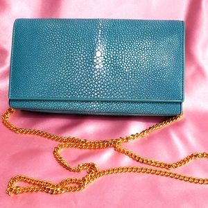 Vivo Shagreen clutch